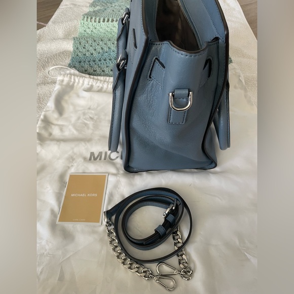 MK Hamilton Satchel bag ❤️⭐️ with lock & key, and dust bag - Picture 4 of 5